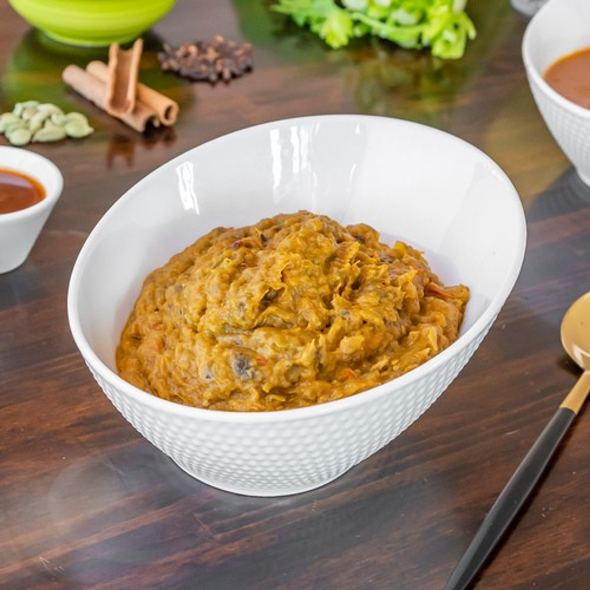 Eggplant Matar