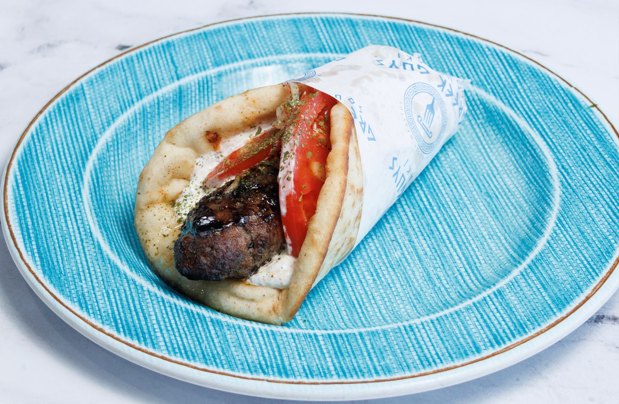 BEEF & LAMB KABAB OLD FASHION PITA