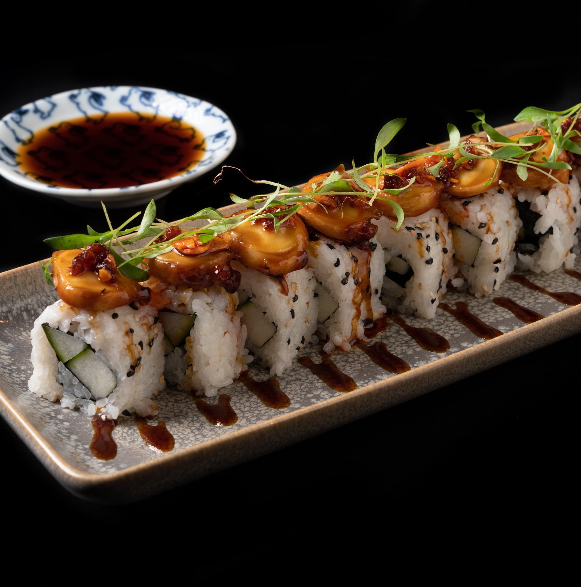 Crispy octopus roll
