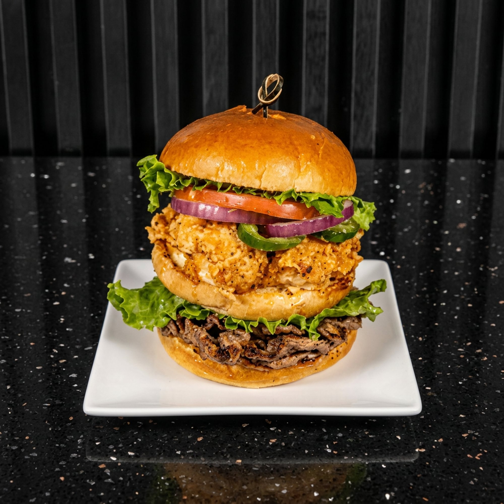 Cluck N Moo Burger