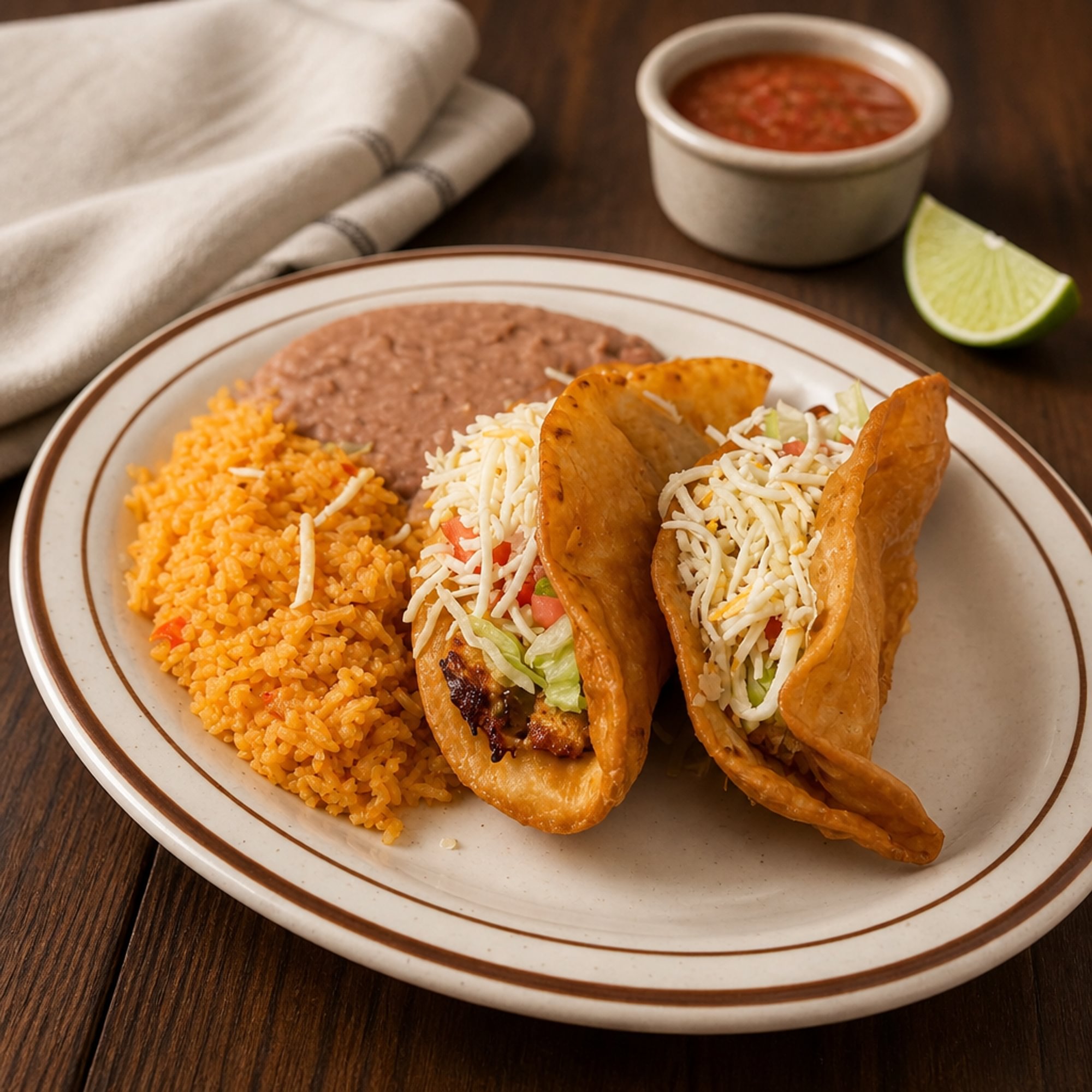 Lunch Flour Tacos