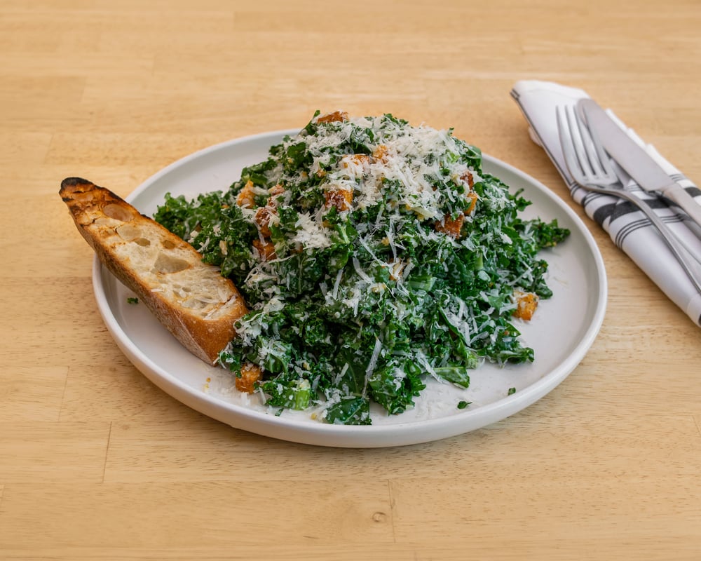 Chopped Kale Caesar Salad