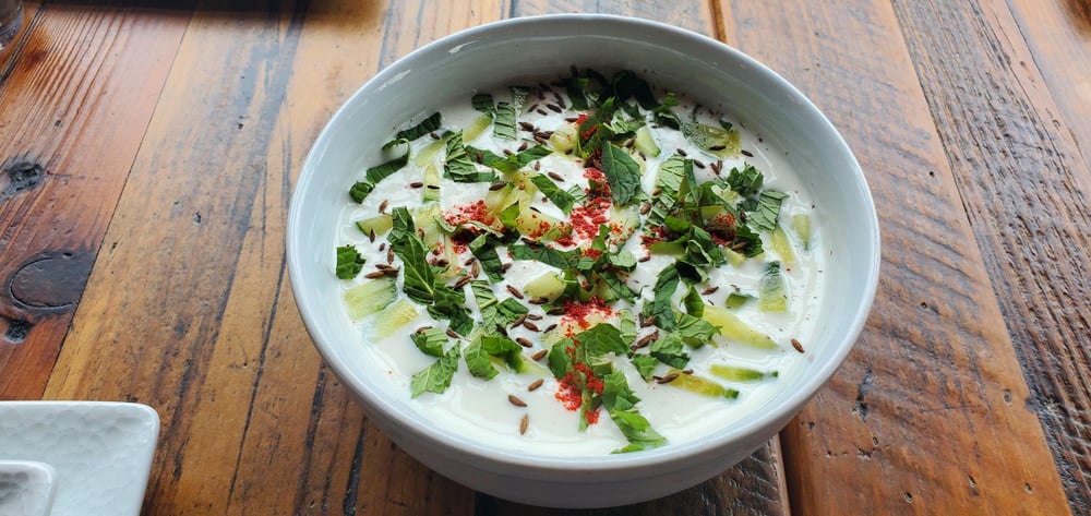 Cucumber Min Raita