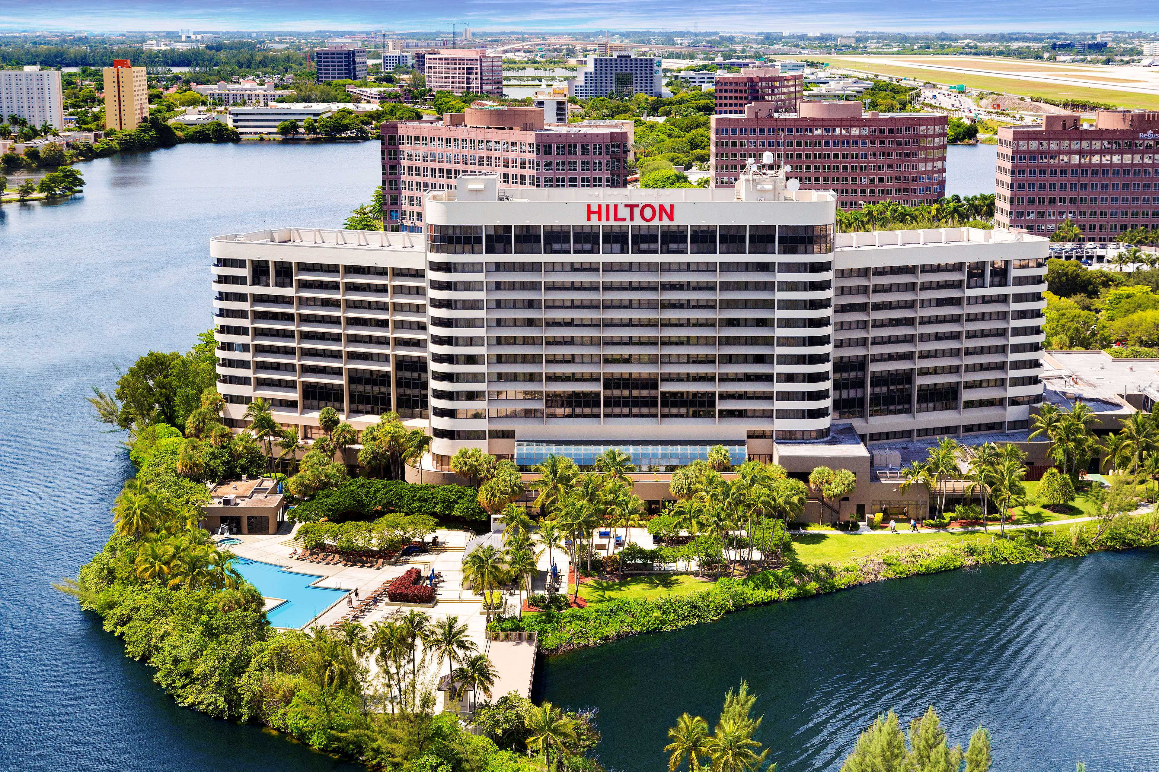 Hilton Miami Airport Blue Lagoon Photo