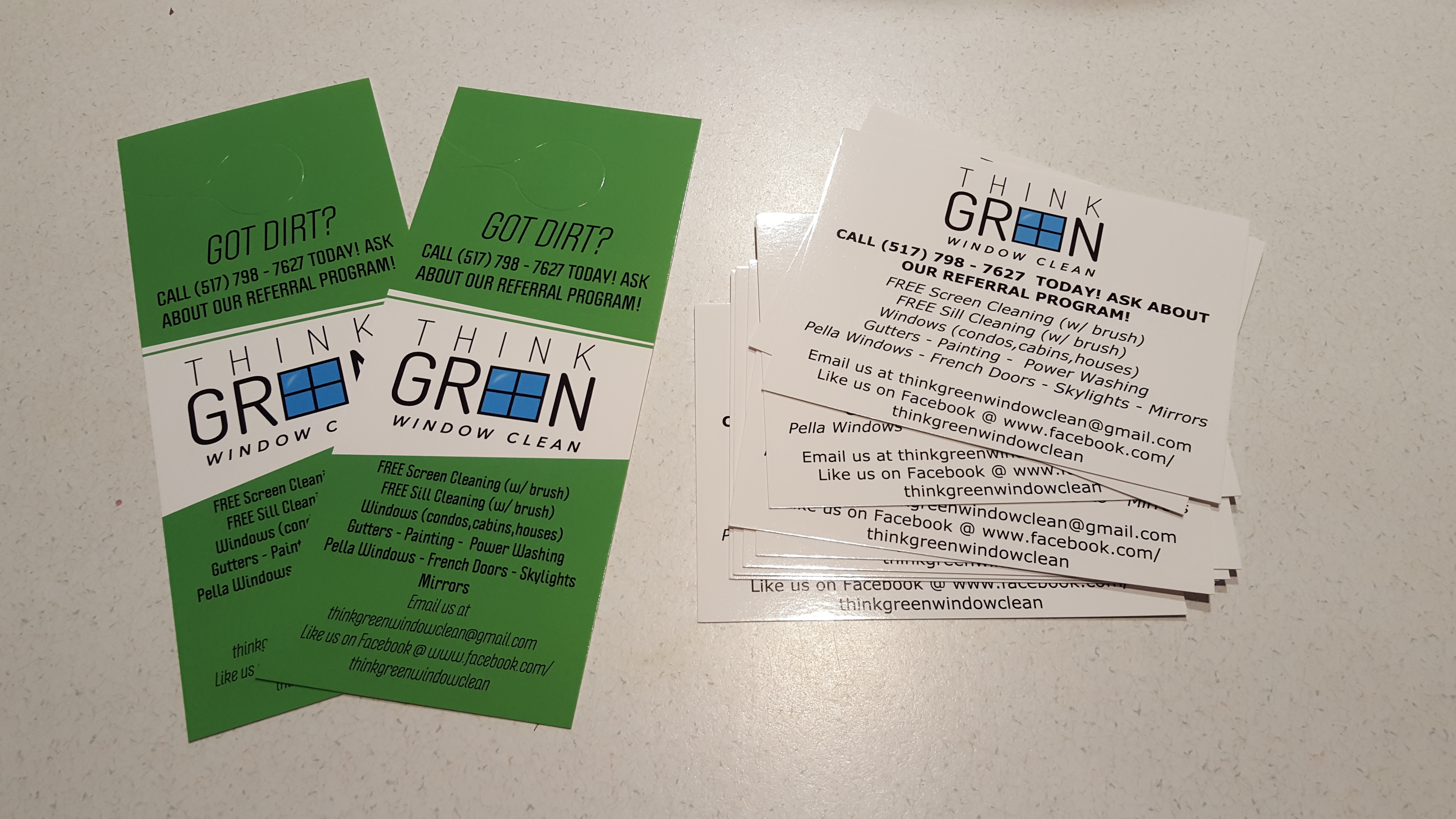 Think Green Window Clean Image