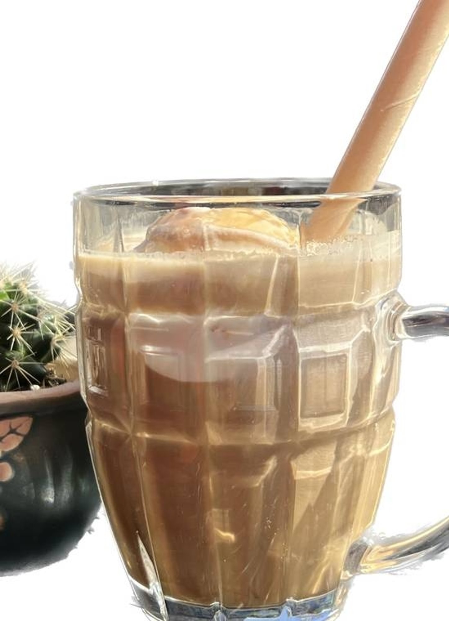 Thai Tea Float (24 oz.)