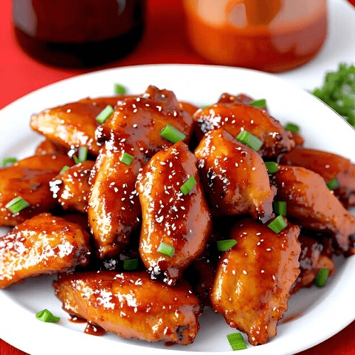 Honey Garlic Chicken Wings (6 Pcs)