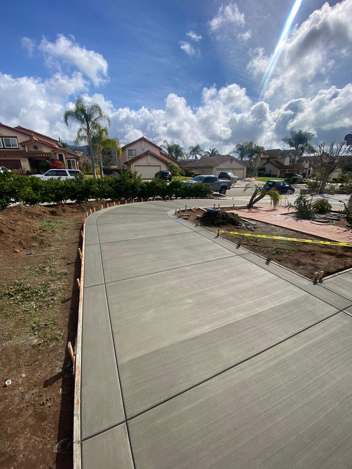 Concrete Driveway in Laguna Niguel