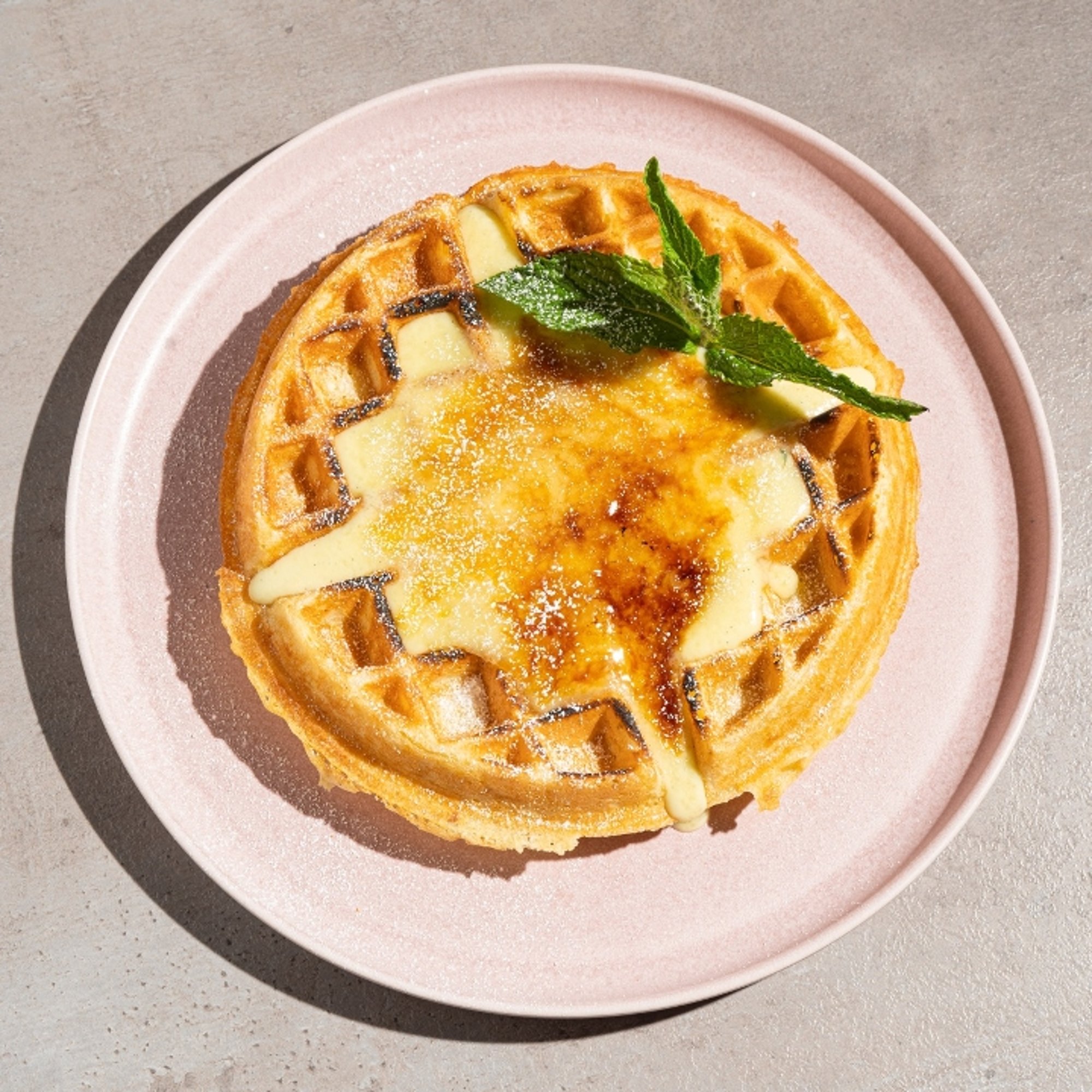 Creme Brûlée Waffle