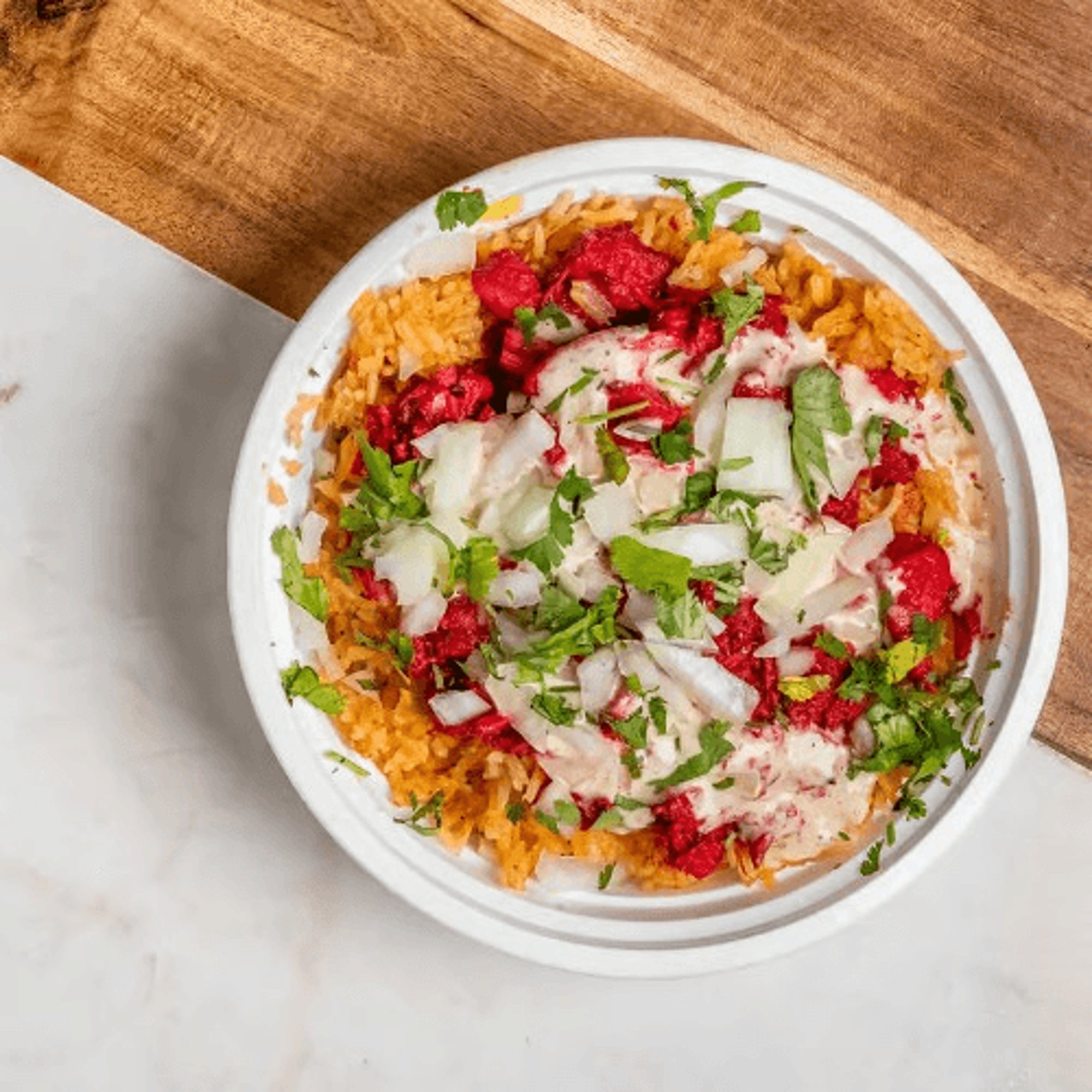 Lemon Chilli Chicken Rice Bowl