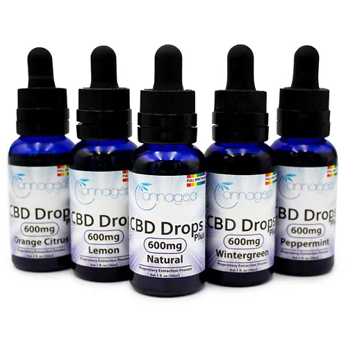 600mg Full Spectrum CBD Oil Drops Plus - Premium Hemp Tincture