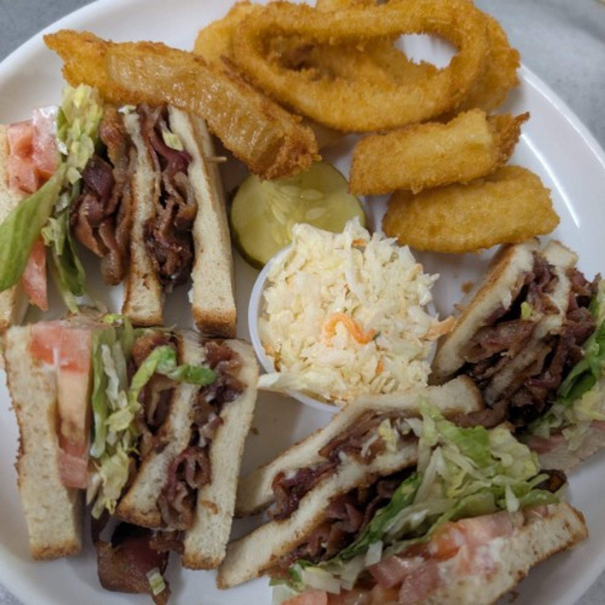 #9 Bacon, Lettuce and Tomato Club Sandwich