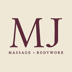 M J masssge &amp; bodywork Logo