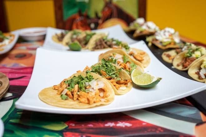 4 Chicken Tinga Tacos