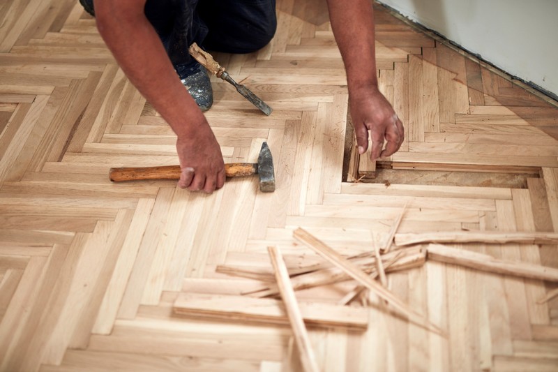 Parkett-Reparatur mit Smart Repair