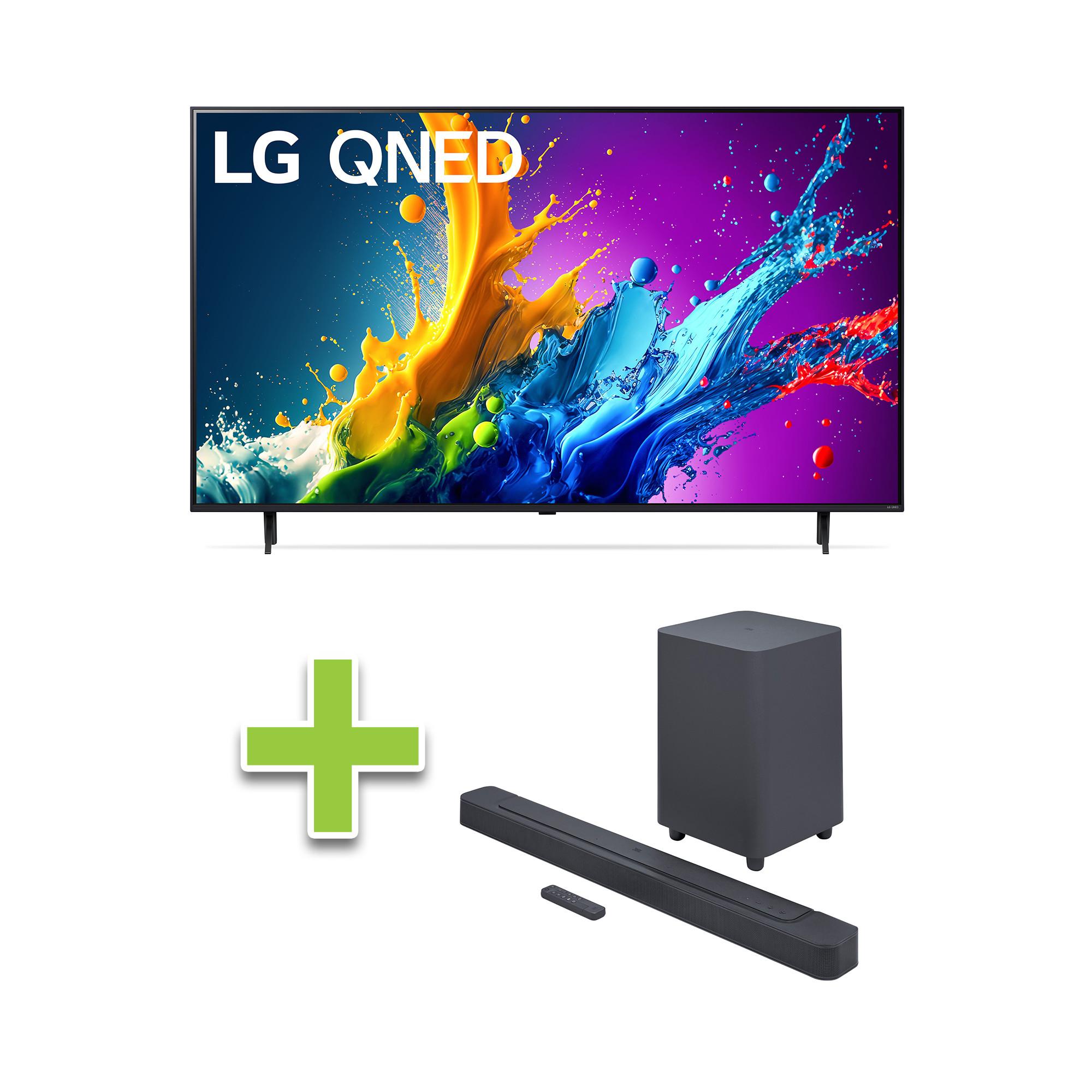 75" LG QNED TV & JBL 5.1 ch Soundbar