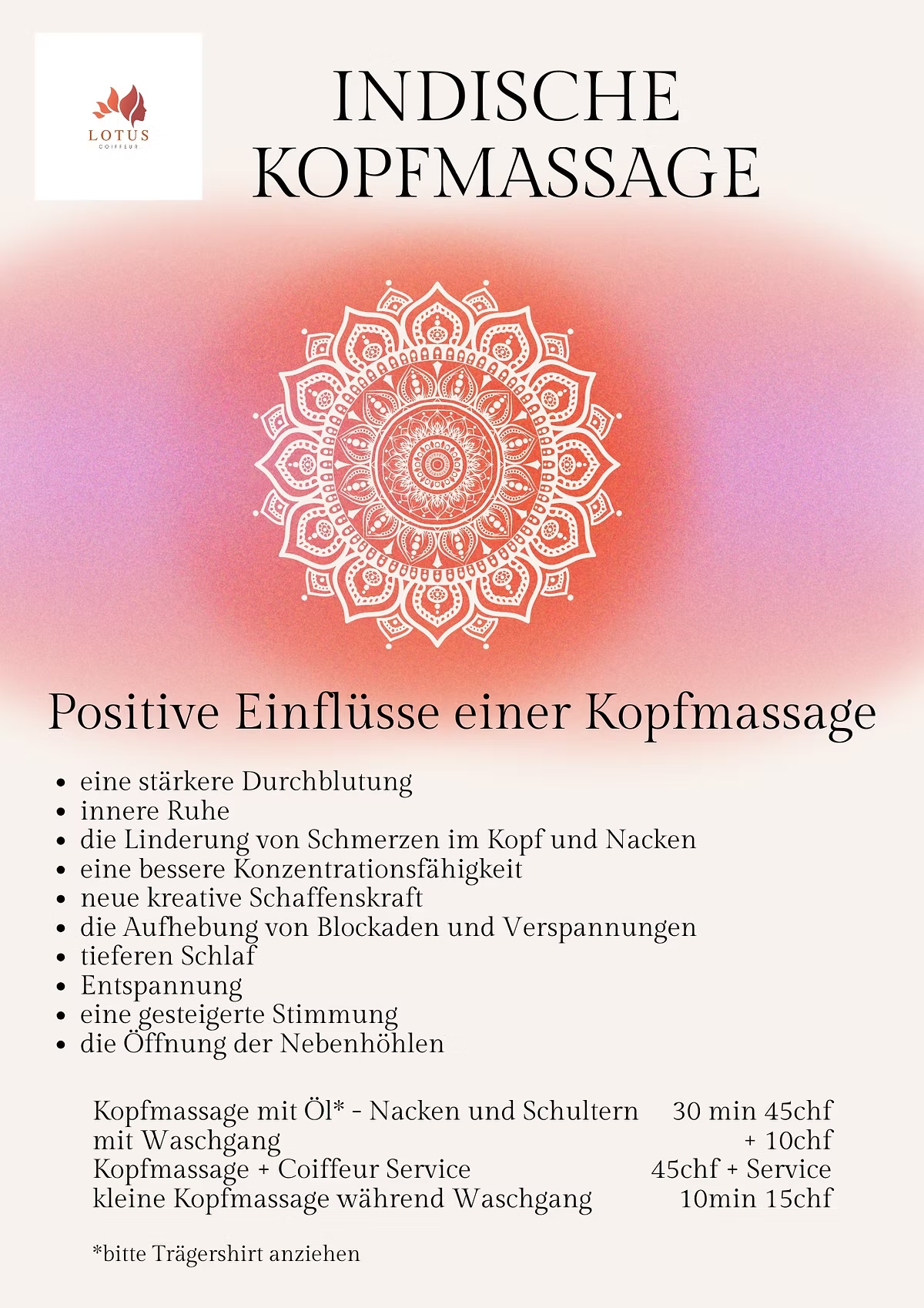 Indische Kopfmassage