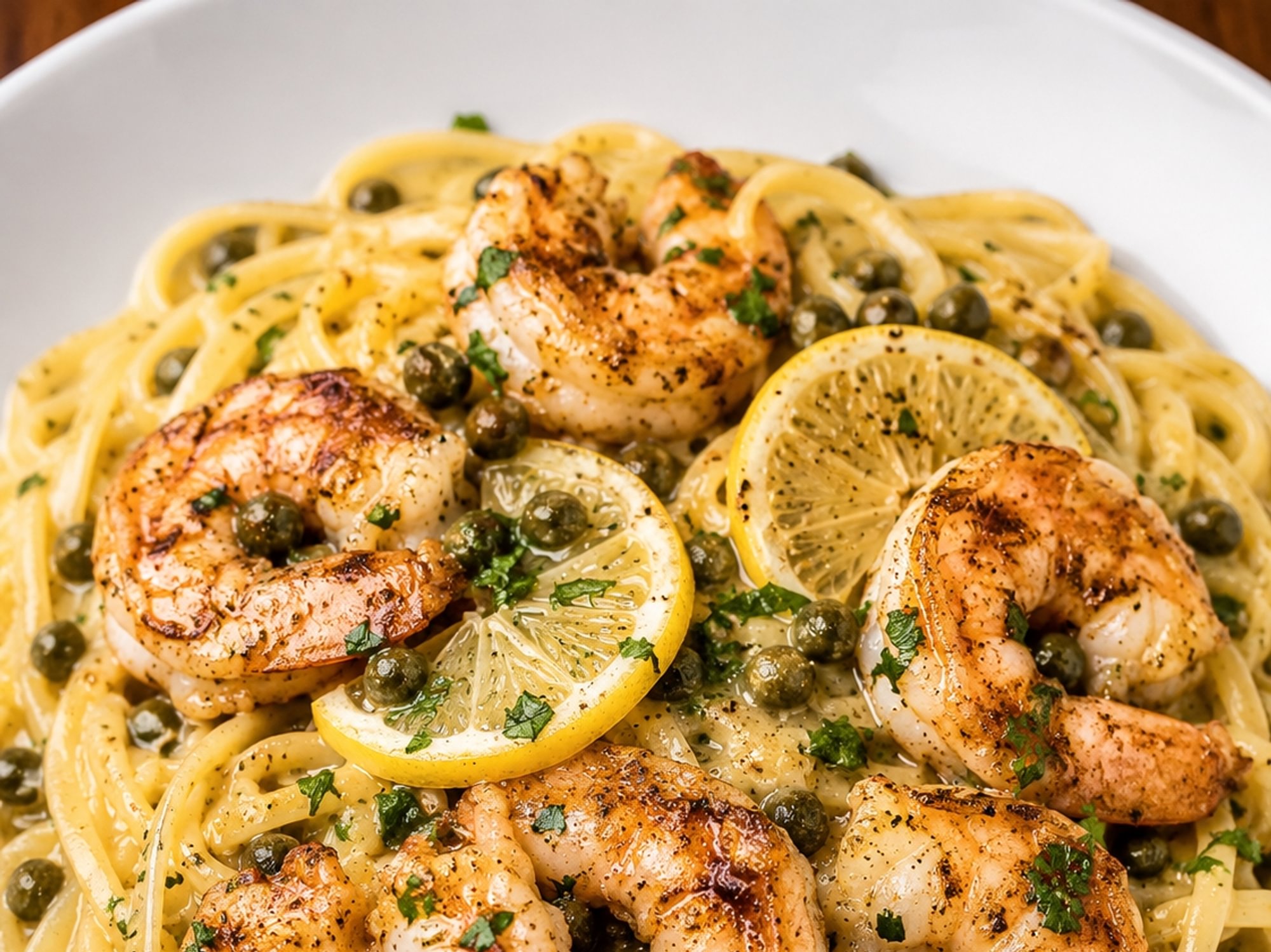 SHRIMP PICCATA LINGUINE
