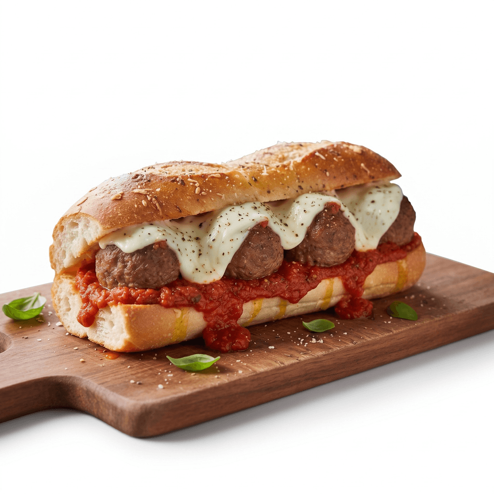 Meatball Parmigiana Sub