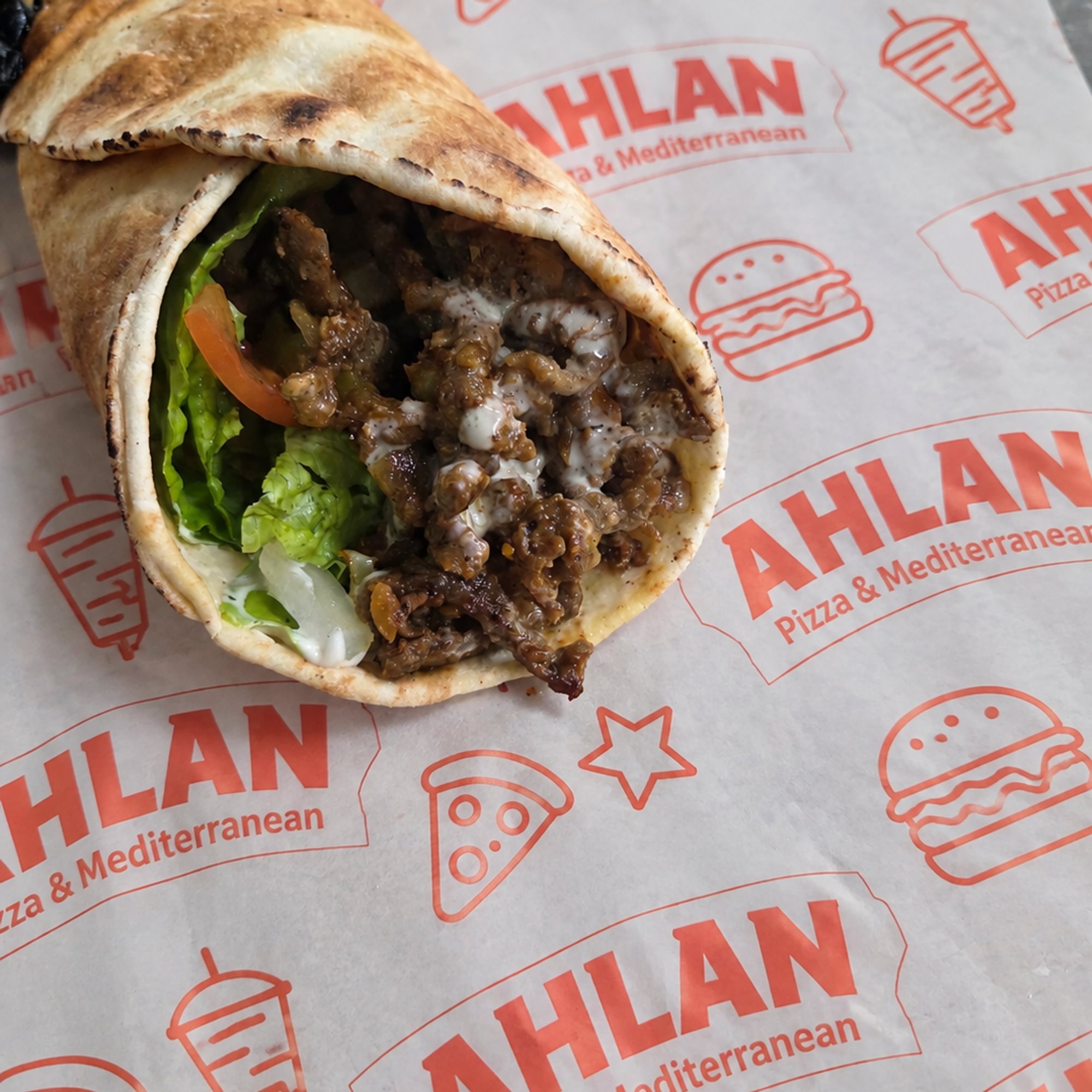 Beef Shawarma Wrap