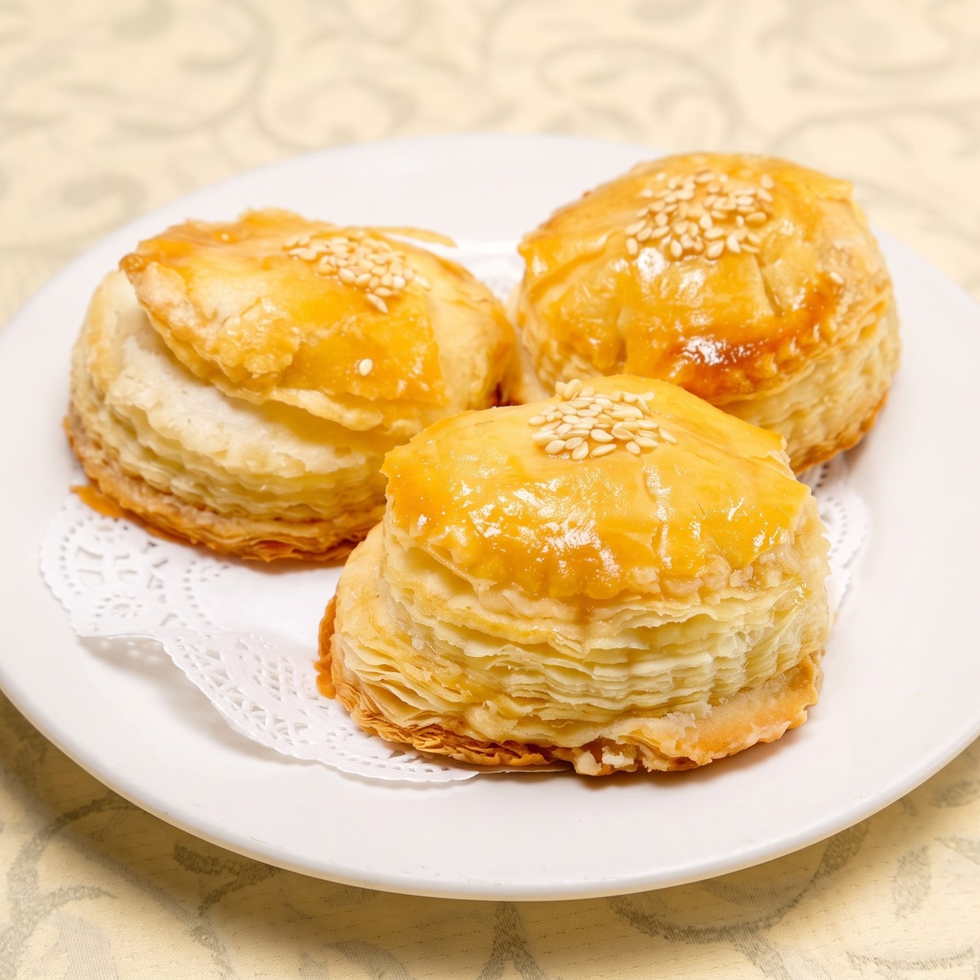 焗叉燒酥 L - [Baked BBQ Pork Pastry Pie]