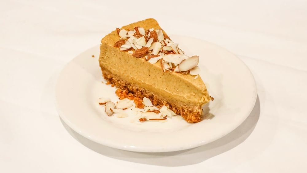 Almond Pumpkin Cheesecake