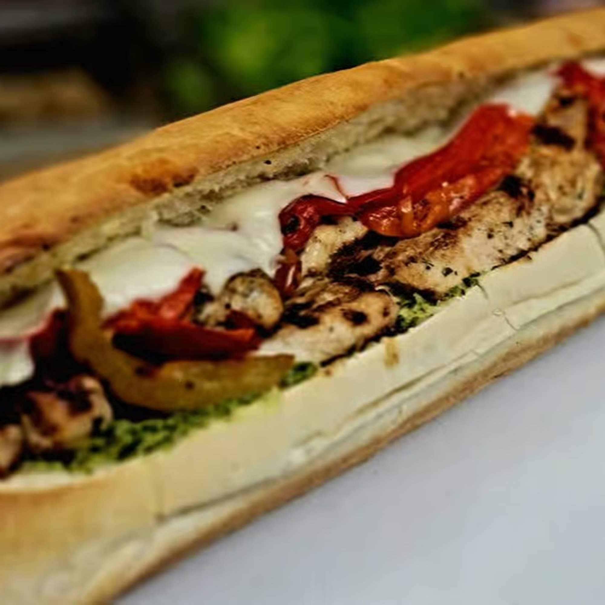 Chicken Pesto Grinder
