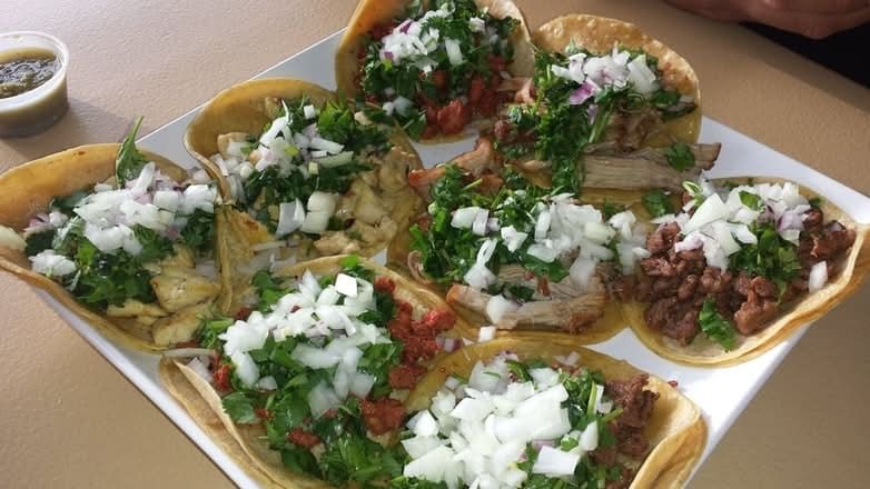 Pollo Asado Tacos