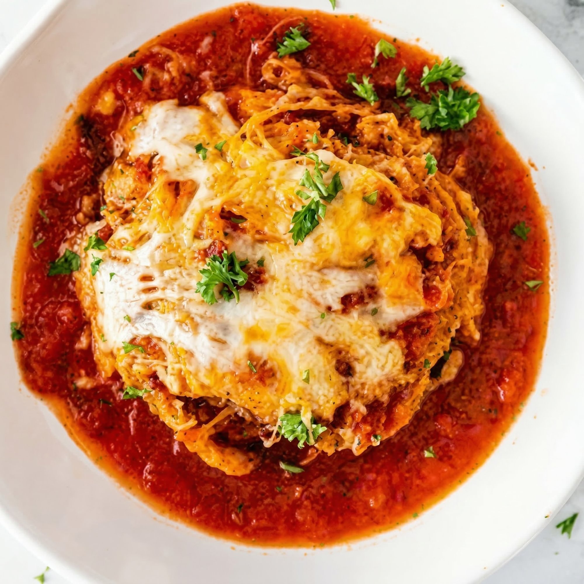 Side of Eggplant Parmesan with Mozzarella