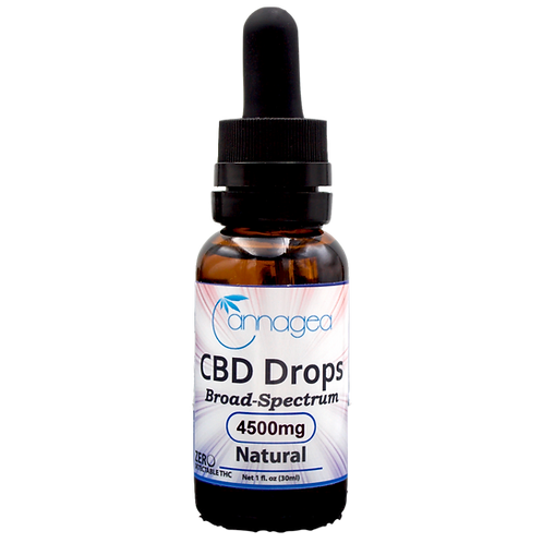 THC-Free CBD Oil Tincture Drops 4500mg Maximum Strength High Potency