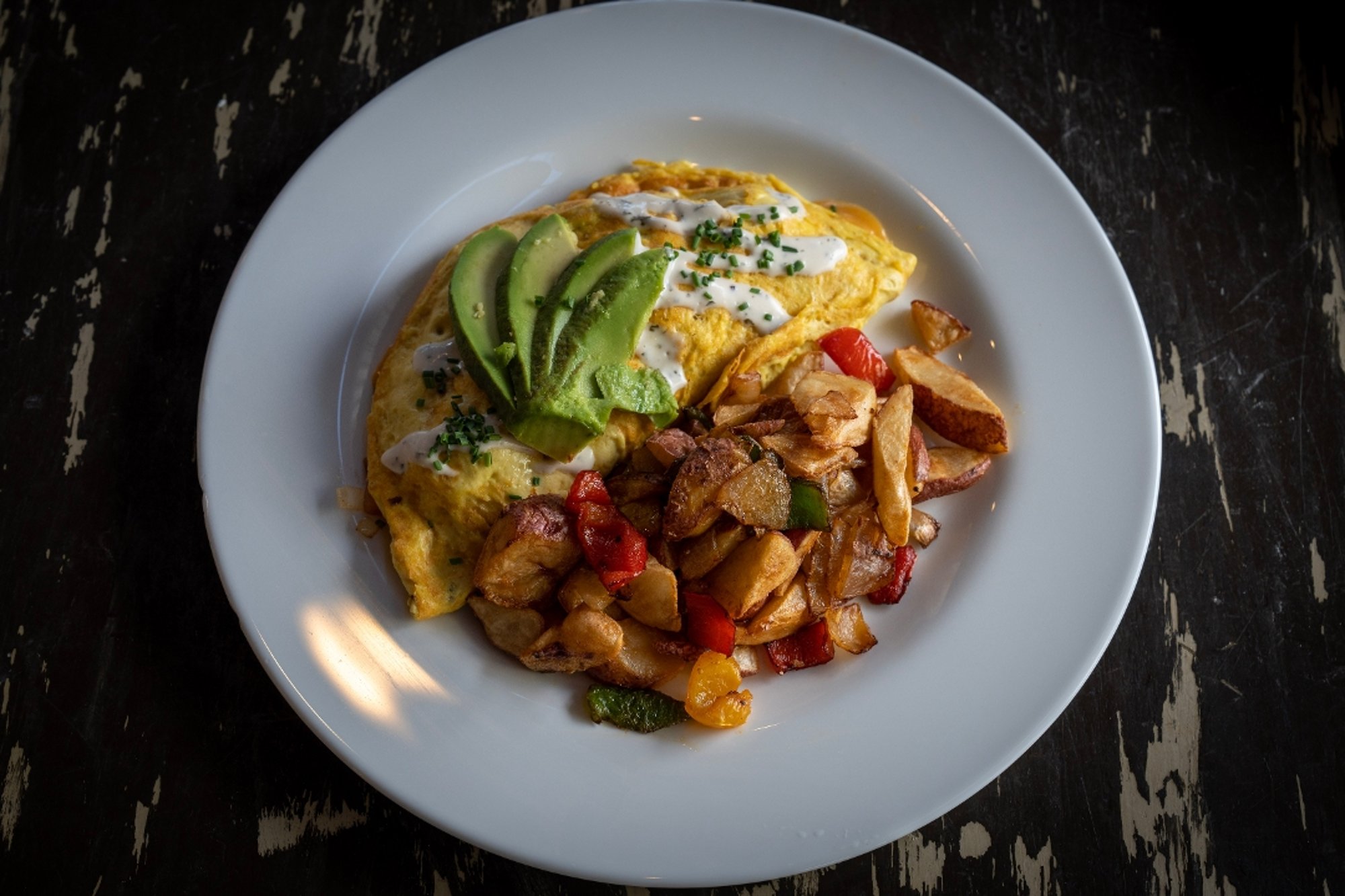 plant based Sunshine Omelet