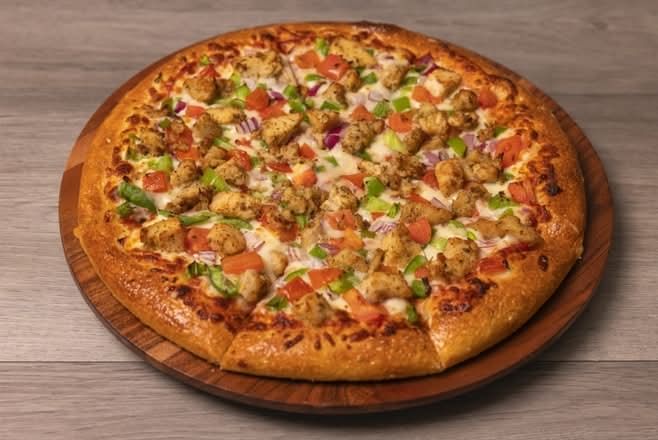 Halal Chicken & Cheese Pizza