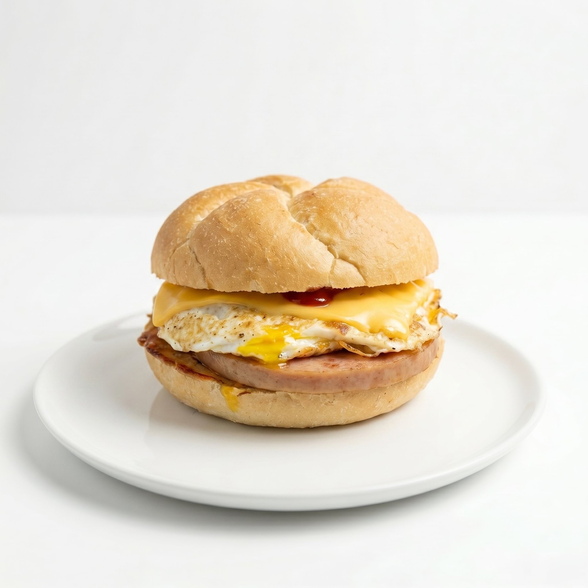 Pork Roll Egg Sandwich With Cheese