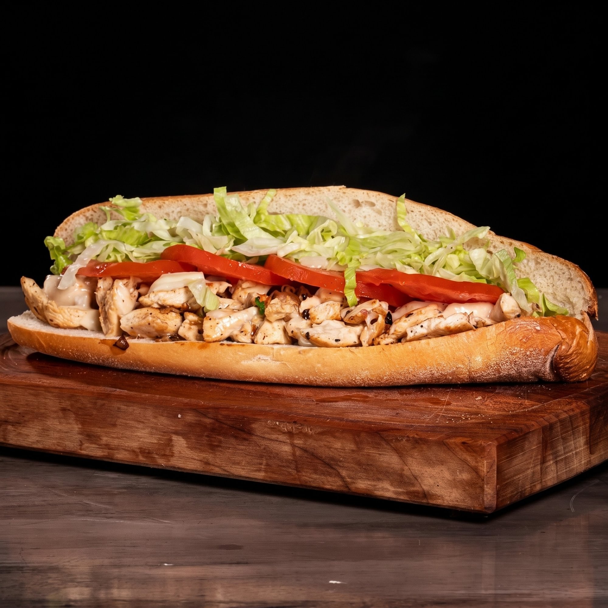 Chicken Cheesesteak Hoagie