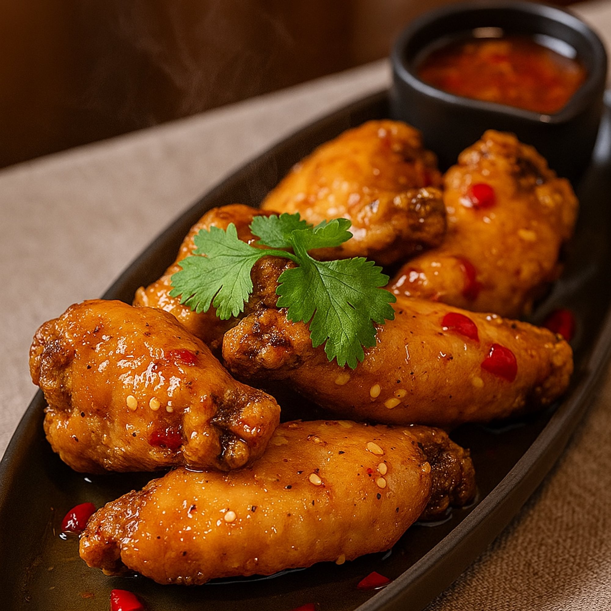Thai chicken wings (6 pieces)