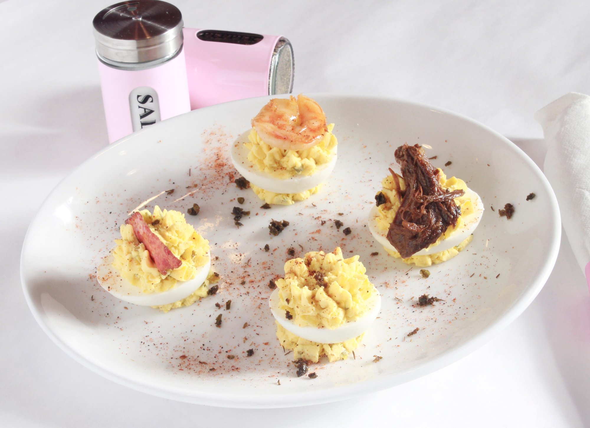 Deviled Eggs Four Ways