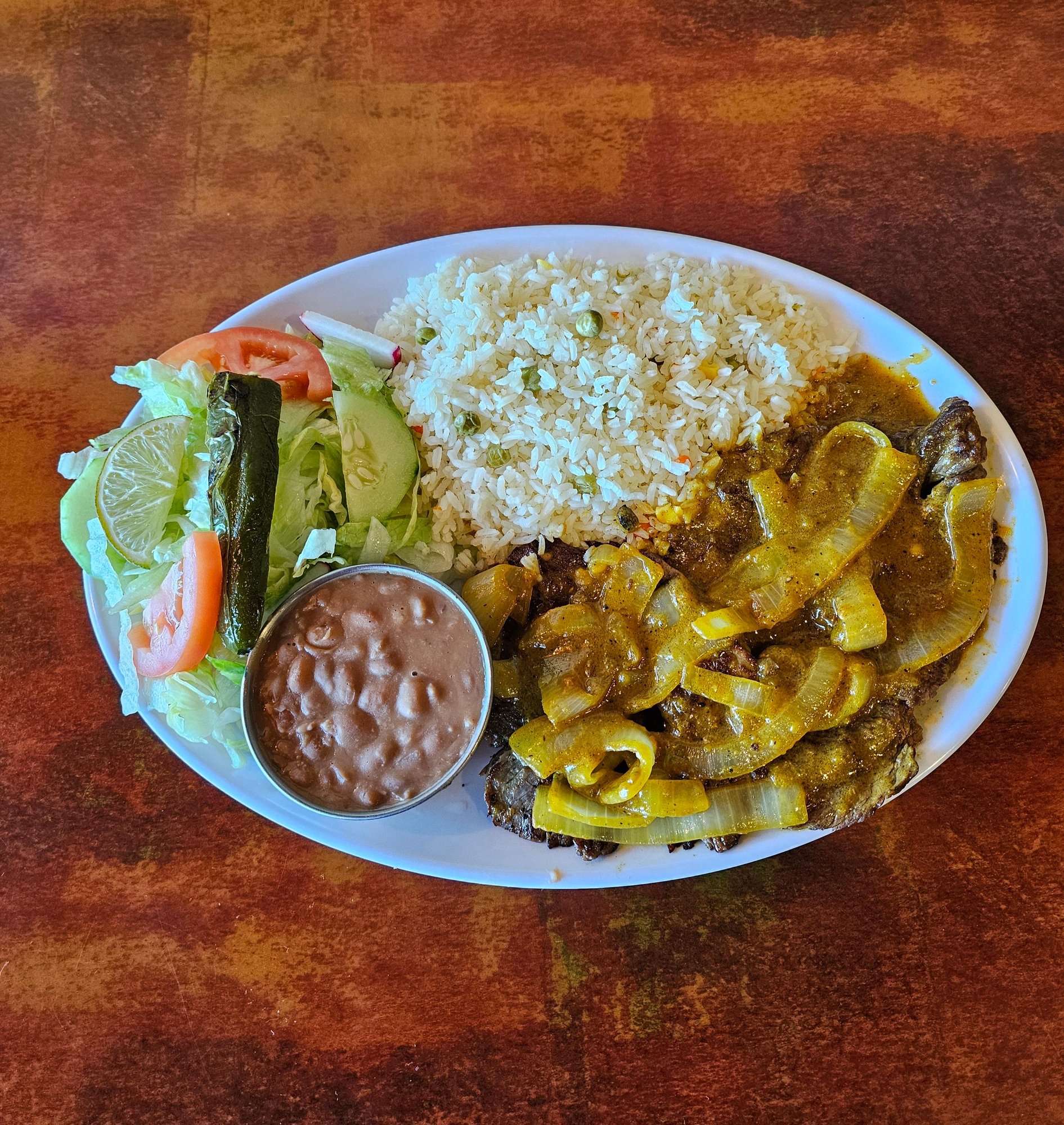 Bistec Encebollado (Sauteed Steak)