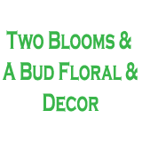 Two Blooms &amp; A Bud Floral &amp; Decor Logo