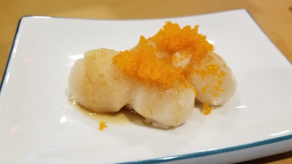 Japanese Big Scallop (Hotate) Sushi
