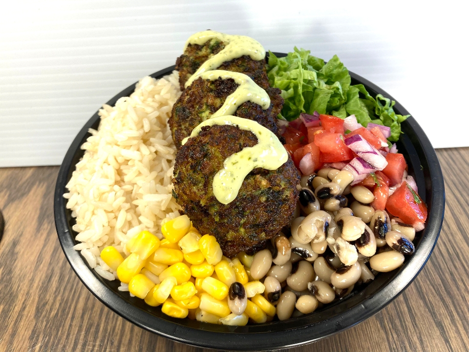 Zucchini Croquette Bowl