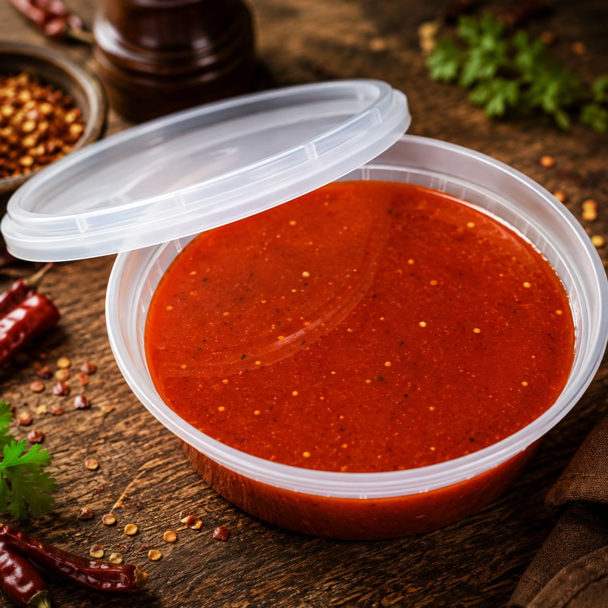 $ Red Chilli Tabasco Sauce 8OZ Container