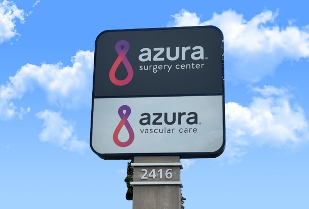 An exterior sign of Azura Vascular Care Jacksonville
