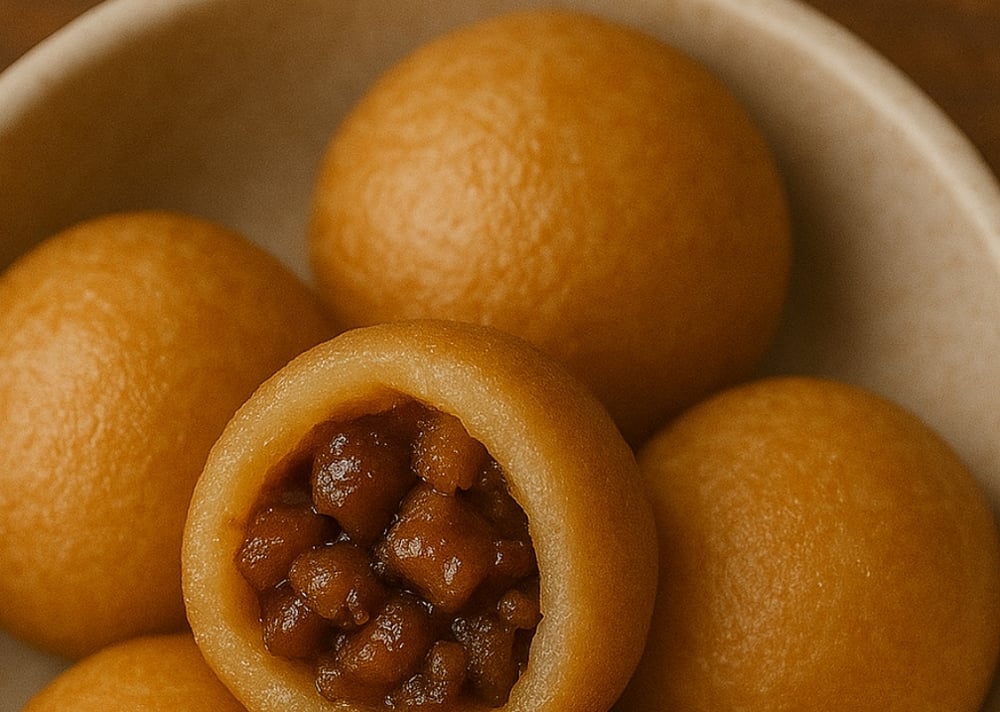 Deep Fried Sticky Pork Dumplings 鹹水角 2 pc