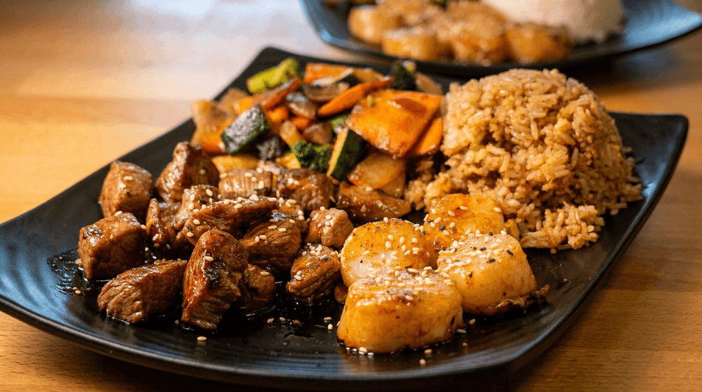 Hibachi Steak and Scallop