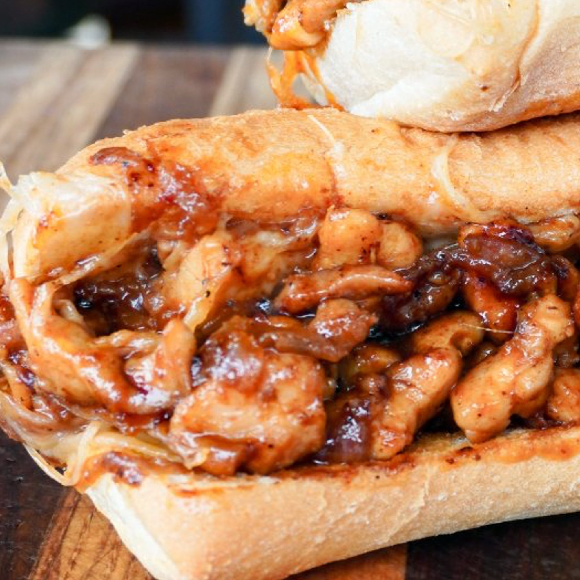 BBQ Crunch Chicken Sub Sandwich
