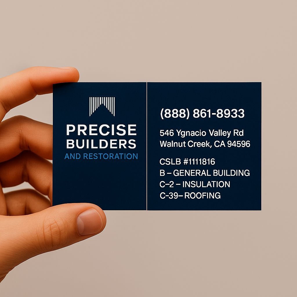Precise Builders &amp; Restoration Logo