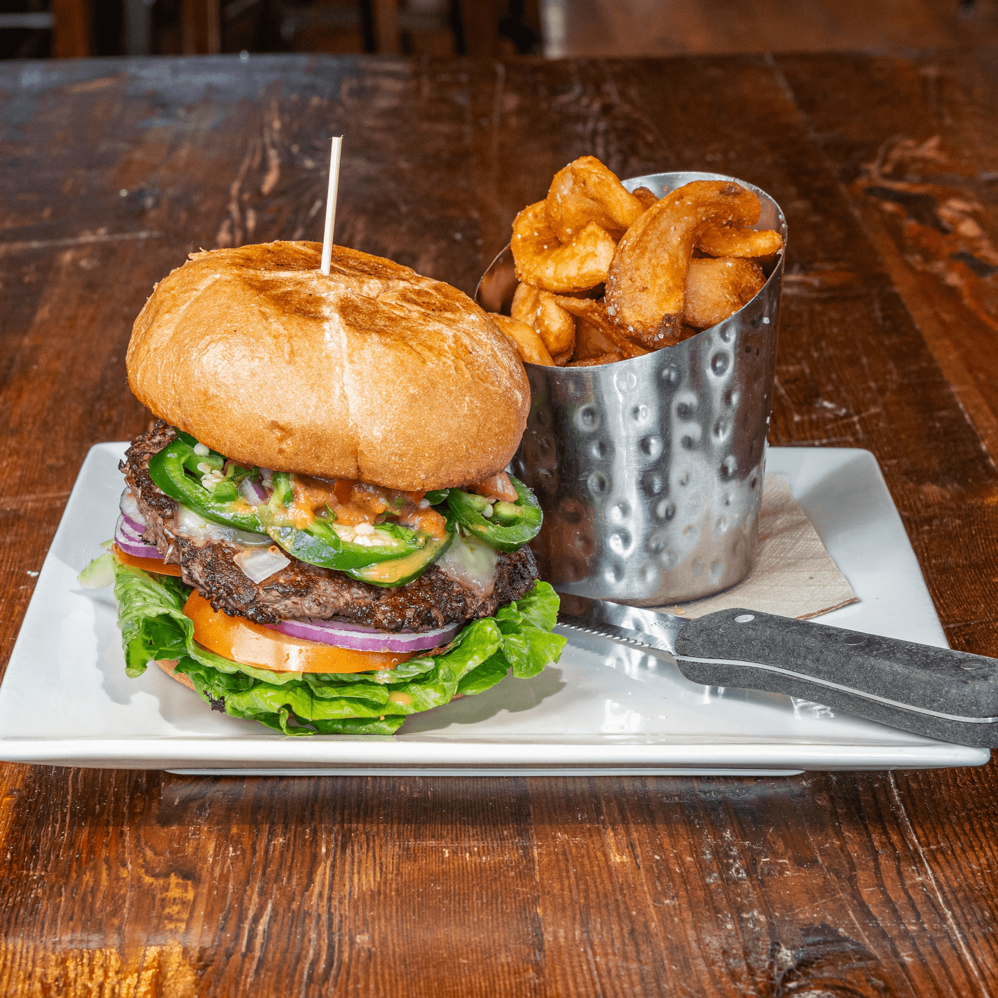 Taste Bud Tester Burger ½ Pound Burger