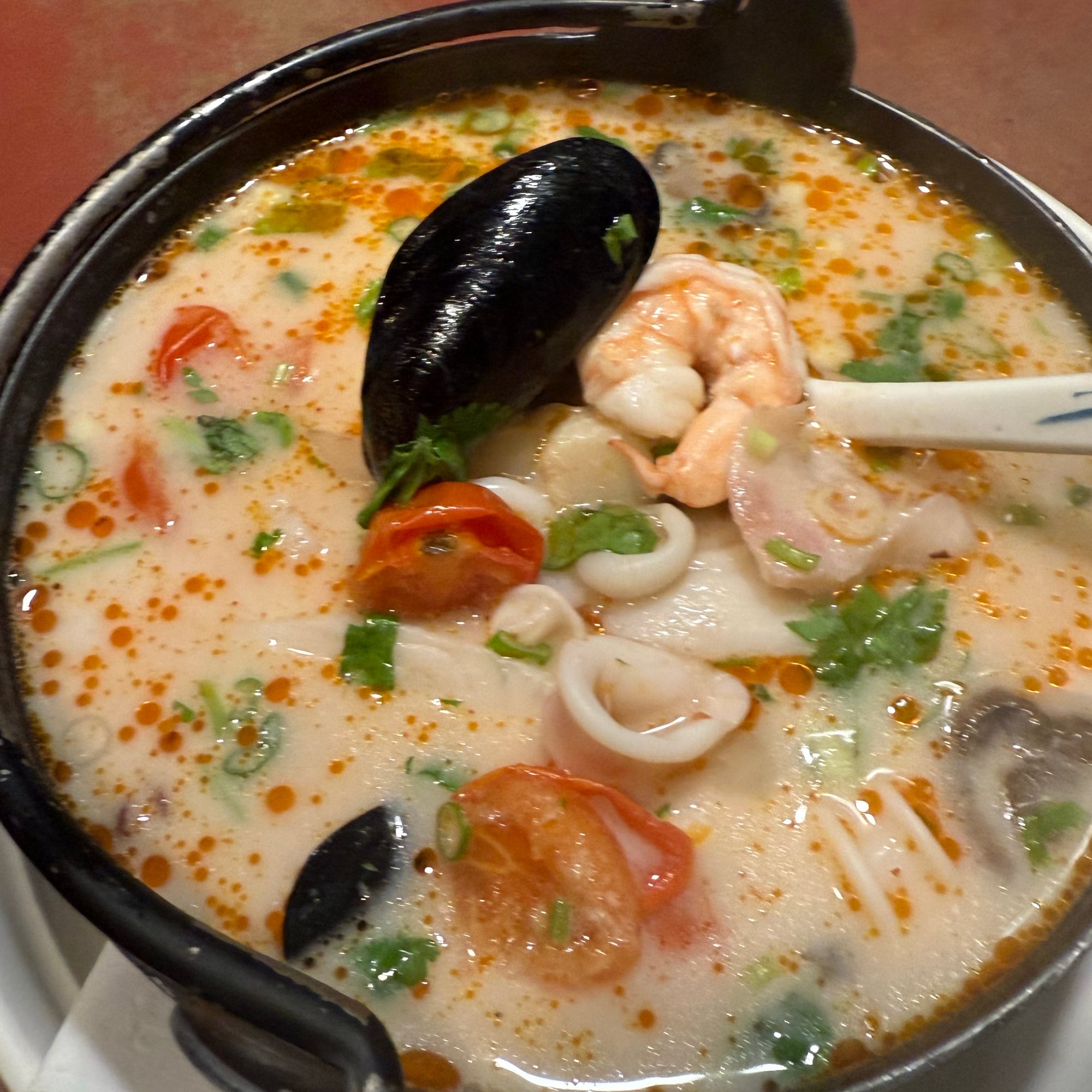 Tom Kha - Seafood: Thai Coconut Soup