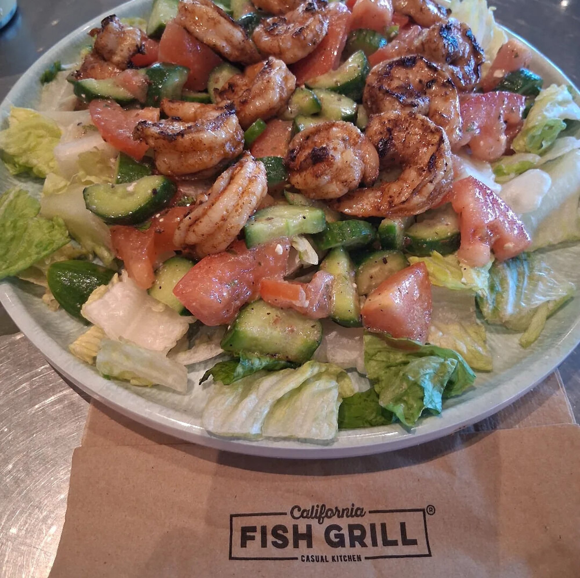 Grilled Shrimp Salad