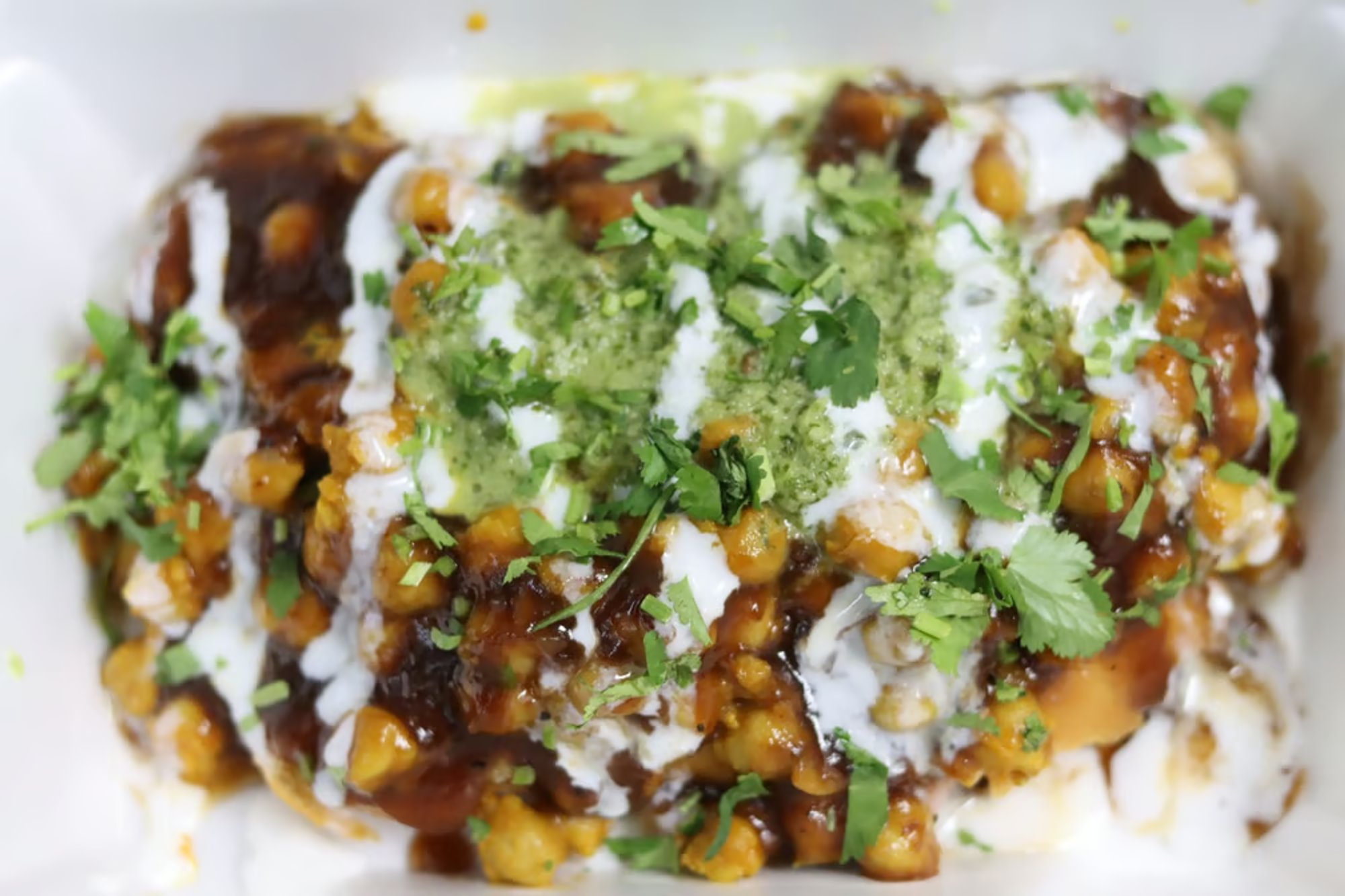 Samosa Channa Chat